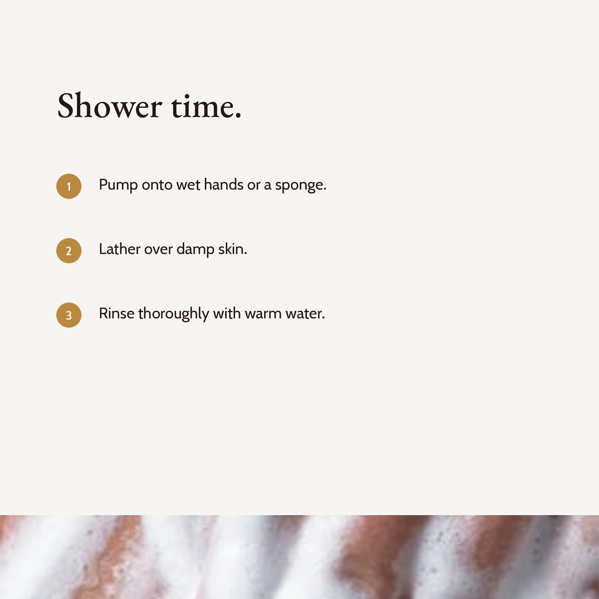 How to use Daily Body Wash Amber Vanilla