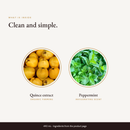 Key ingredients in Daily Body Wash Peppermint