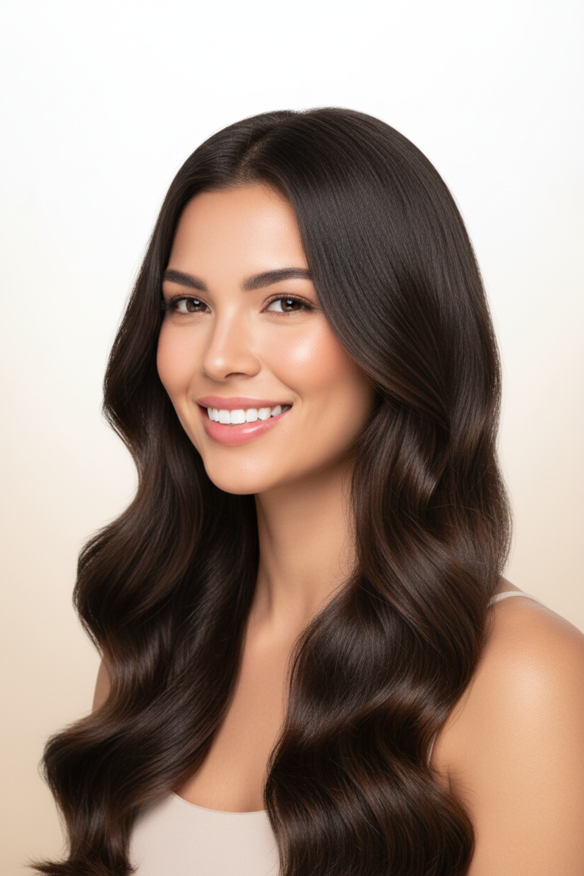 Woman with beautiful healthy hair