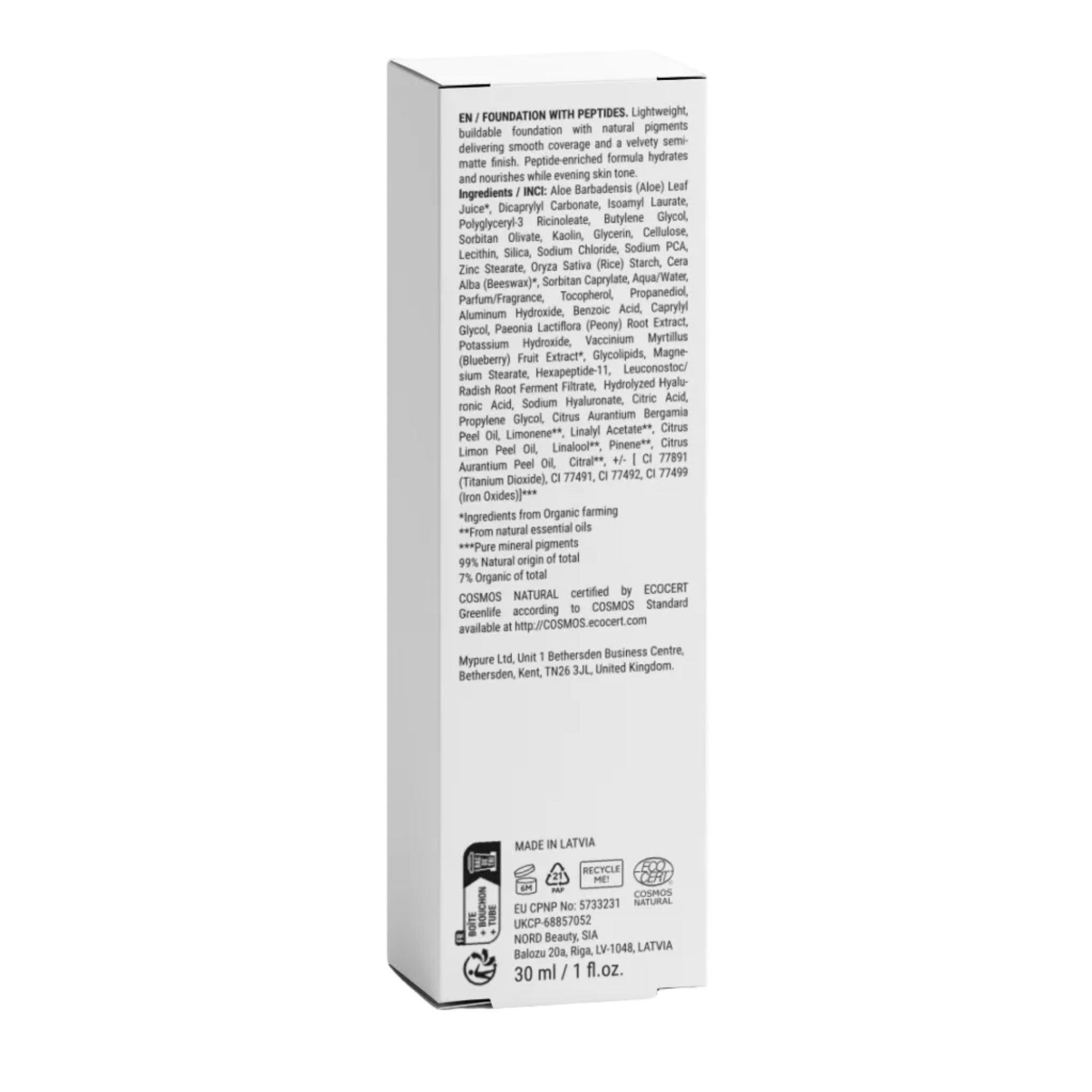 Peptide Foundation 40 Deep Neutral - True Colour Beauty