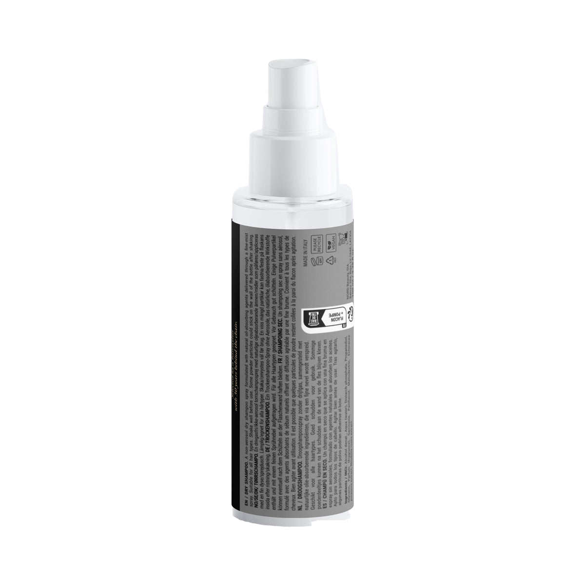 Quick Refresh Dry Shampoo Spray, back of pack